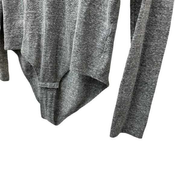 Madewell Gray Long-Sleeve V-Neck Full-Coverage Bodysuit, XL - Picture 9 of 14